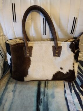 Like New Myra Cowhide Tote Bag